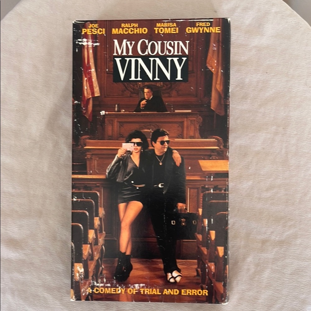⭐️ My Cousin Vinny VHS Tape Rare Vintage Home Video Movie 1992 Fox Pesci Macchio